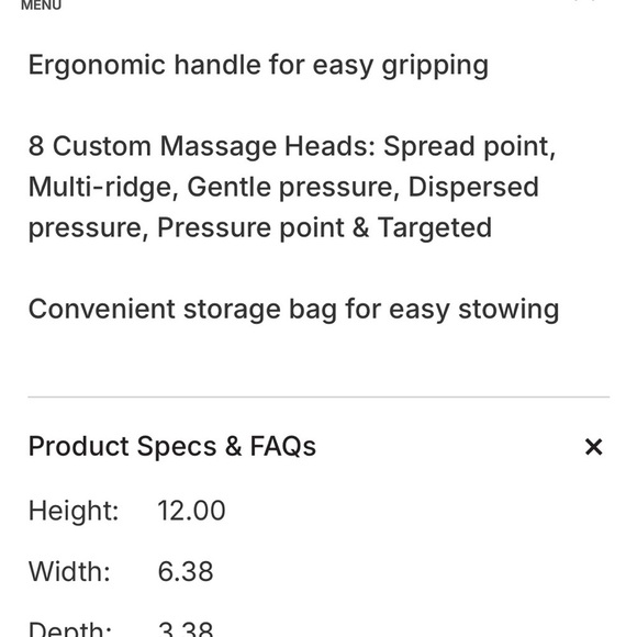 Homedics Blue and Gray Hot & Cold Massager - Picture 12 of 12